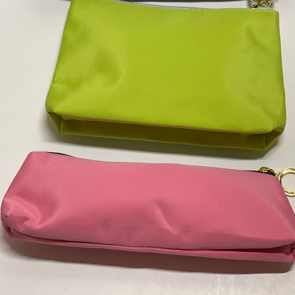 🆕 3 Estée Lauder Cosmetic Bags Blue,Green & Pink - Picture 15 of 16
